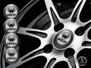 Rim Stickers Car Stylish Domed Design